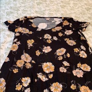 Floral shift dress